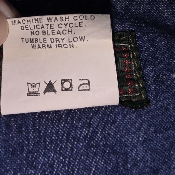 VTG Willowbend Denim Chore Field Coat Utility Jacket Womens L barn‎ jacket farm - Picture 8 of 9